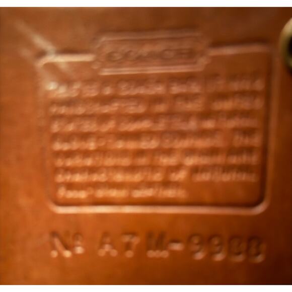 Vintage Butterly soft Coach 9988 Light Mahogany Legacy - Picture 9 of 9